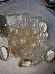 Small Glass Jars 20 Pieces