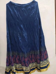 Ethnic Blue Skirt