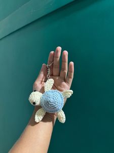 Crochet Turtle Keychain