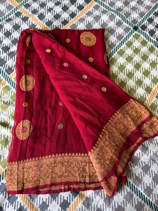 Pure Goergette Khaddi Weave Banarasi