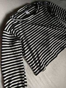 Zebra Pattern Crop T-shirt