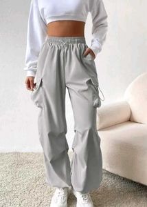 Grey Cargo Pants