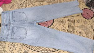 Light Blue Wide Leg Jeans