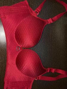 Red Imported Padded Bra