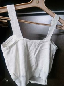 White Crop Top