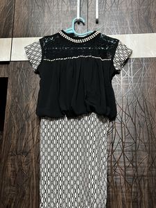 Black And White Bodycon Dress
