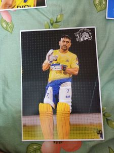 Ms Dhoni Wall Posters With Free Pen stand!