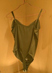 Revamped green bodysuit