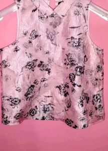 🌸Beautiful Flowers Print Pink Top🌸💟
