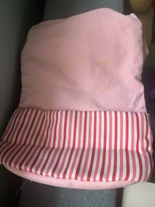 Small Pink Canvas Backpack