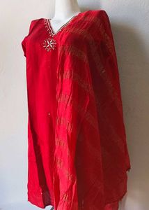 Red Kurta Set 🎀