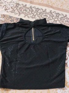 Stylish Black Long Sleeve Top