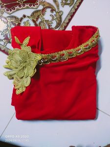 Bodycone Red Partywear Dress With Stracheble