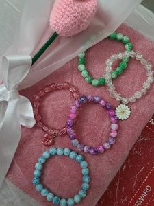 Colorful Beaded Bracelet Set