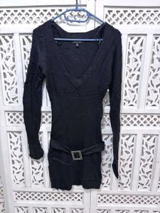 🎀Imported Jenyfer Stylish Black Knit Dress B