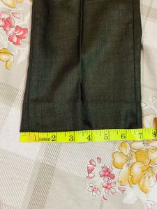 Dark Green Formal Pants