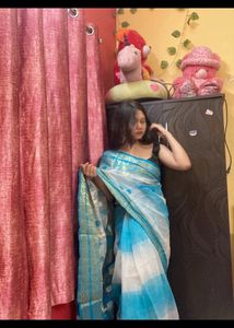 Blue Saree