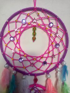 Purple Galaxy Dream Catcher