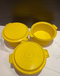 Kitchen Food Storage Containers - Set Of 3