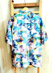Multicolour Printed Shirt Size-54