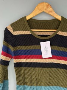 Striped Knit Top