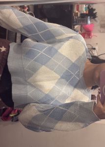 Argyle Pattern Sweater