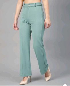 💚Mint Green High-Waisted Trousers