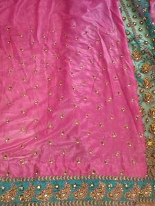 Heavy Stone Work Lehnga Saree In Two Colours