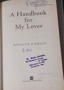 A Handbook for my lover.