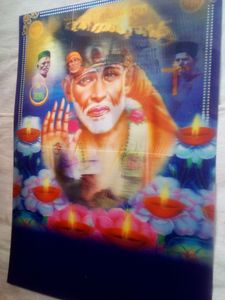 Sai baba 3D Photo