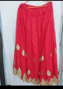 Red Embroidered Lehenga Choli
