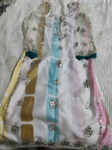 Georgette Stitched Suit