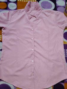 Pink Button-Down Shirt