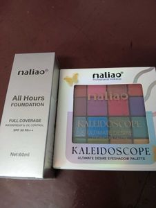 Combo Of Maliao Foundation And Eyeshadow Palette