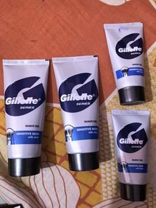 Gillette Sensitive Pre Shave Gel Tube Combo