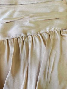 Golden party top for women one shoulder