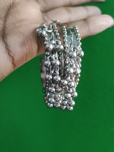 Oxidized Silver Earrings