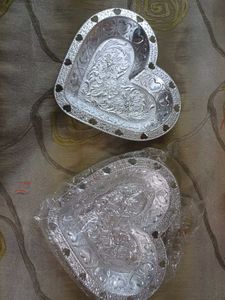 Set Of Two Beautiful Heart Shape Plate ❤️