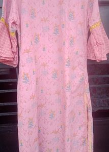 Pink Biba Kurta Pant Set.... 🌹❤
