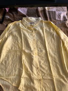 Lemon Yellow Oversized Shirt