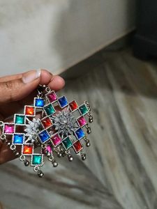 Colorful Statement Earrings