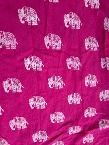 Elephant Printed Daily Wear Kurta For Women
