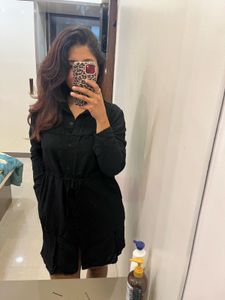 Black Shirt Dress