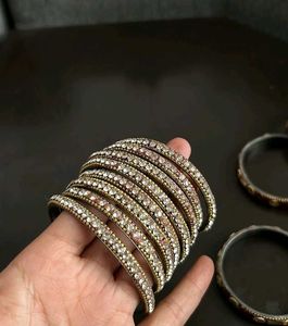 4+8 Beautiful Bangle Set MAROON
