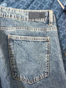 Ripped Wide Leg Jeans