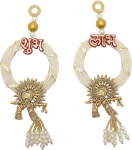 Shubh Labh Pearl Door Hangings
