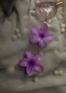 Lavender Flower Hair Clips-1pc