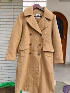 Elegant Winter heavy Tan Trench Coat