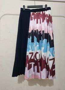 Pleated Maxi Skirt