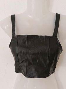 SHEIN LEATHER TOP